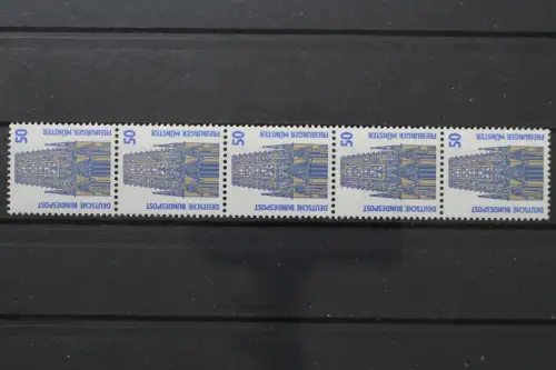 Deutschland, MiNr. 1340, Fünferstreifen senkr. ZN 285, postfrisch - 639211