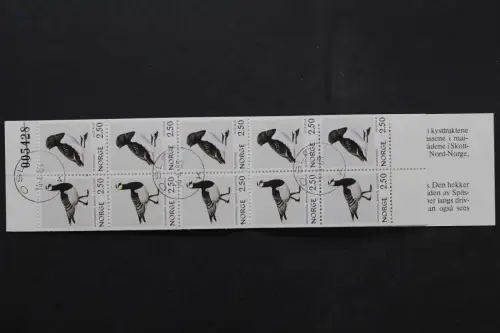 Norwegen, MiNr. 883-884, MH 7, gestempelt - 640461
