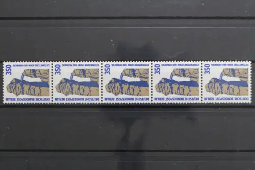 Berlin, MiNr. 835 R, Fünferstreifen, ZN 170, postfrisch - 640986