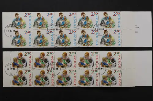Norwegen, MiNr. 984-985, 2 Markenheftchen, gestempelt - 640464