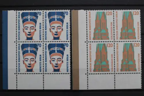 Berlin, MiNr. 814-815, Viererblock, Ecke links unten, postfrisch - 641014