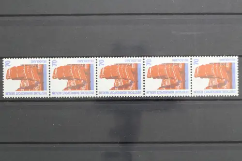 Berlin, MiNr. 874 R, Fünferstreifen, ZN 015, postfrisch - 640963