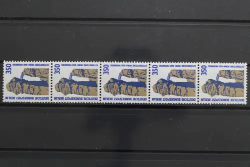 Berlin, MiNr. 835 R, Fünferstreifen, ZN 180, postfrisch - 640985