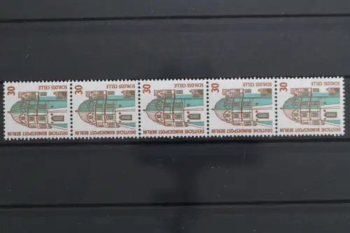 Berlin, MiNr. 793 R, Fünferstreifen, ZN 075, postfrisch - 640968