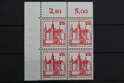 Berlin, MiNr. 587, Viererblock, Ecke links oben, postfrisch - 641081