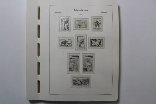 Leuchtturm, Mauretanien 1960-1977 mit Klemmtaschen - 901173
