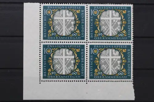 Deutschland, MiNr. 329, 4er Block, Ecke links unten, postfrisch - 644073