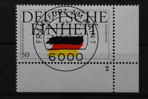 Deutschland (BRD), MiNr. 1477, Ecke re. unten, FN 2, VS F/M, gestempelt - 643804