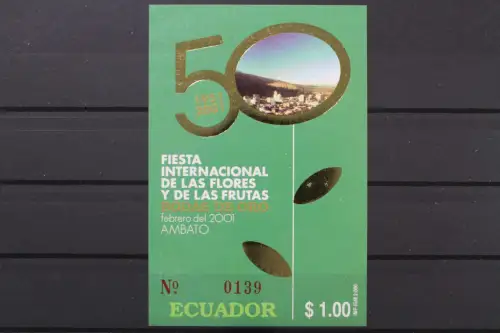 Ecuador, MiNr. Block 160, postfrisch - 649886