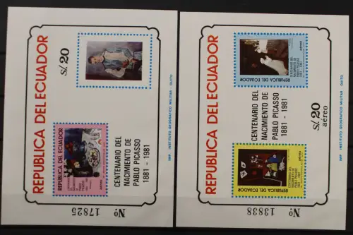 Ecuador, MiNr. Block 105 + 106, postfrisch - 649877