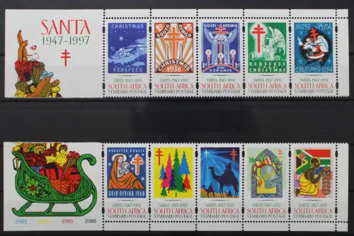 Südafrika, MiNr. 1090-1099, 2 Fünferstreifen, postfrisch - 650113