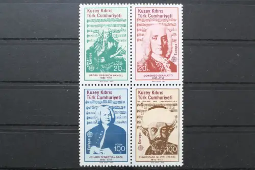 Türkisch-Zypern, MiNr. 166-169, Viererblock, postfrisch - 650419