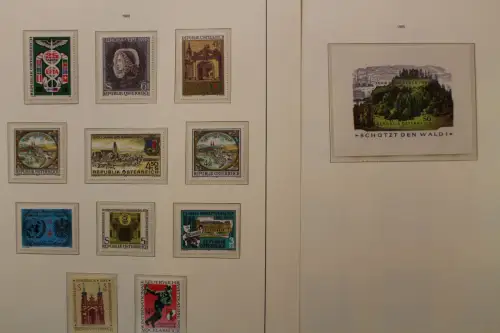 Österreich 1975-1989, postfrische Sammlung auf Leuchtturm Blättern - 704549
