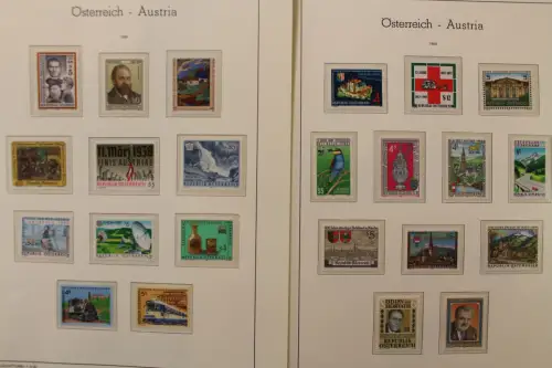 Österreich 1975-1989, postfrische Sammlung auf Leuchtturm Blättern - 704549