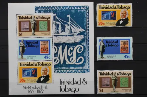 Trinidad u. Tobago, MiNr. 401-403, Block 29, postfrisch - 654693