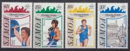 Samoa, MiNr. 738-741, postfrisch - 694684