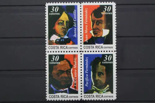 Costa Rica, MiNr. 1474-1477 Viererblock, postfrisch - 655036