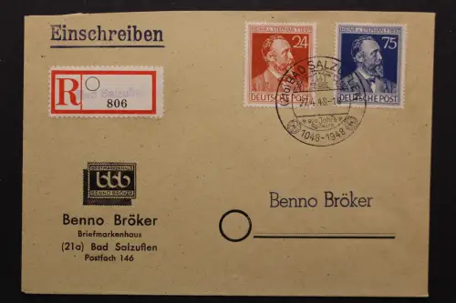 Bad Salzuflen, Not - R - Zettel, SST 900 Jahre Salzwerk - 511666