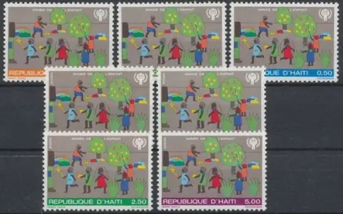 Haiti, MiNr. 1348-1354, postfrisch - 694725