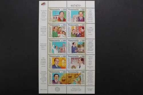 Venezuela, MiNr. 3049-3058, Kleinbogen, postfrisch - 657748