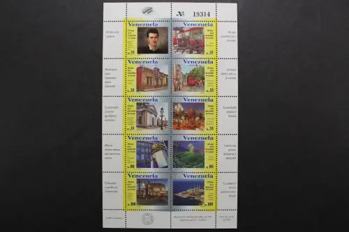 Venezuela, MiNr. 2931-2940, Kleinbogen, postfrisch - 657734
