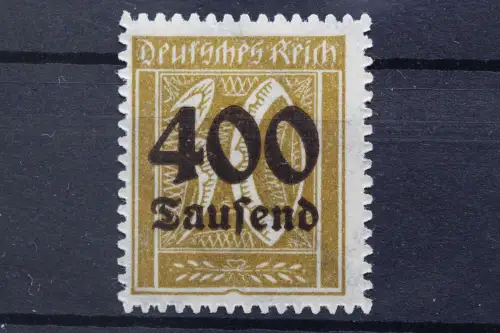 Deutsches Reich, MiNr. 299 PLF III, postfrisch, geprüft Infla - 658615