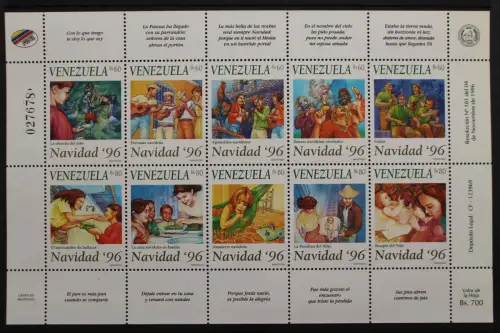 Venezuela, MiNr. 3039-3048, Kleinbogen, postfrisch - 657745