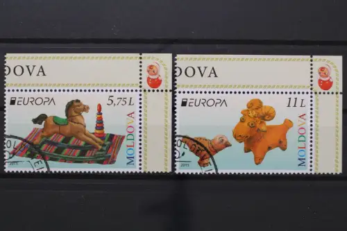 Moldawien, MiNr. 904-905, Ecke rechts oben, gestempelt - 659201