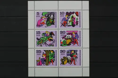 DDR, MiNr. 1546 PF I, Kleinbogen, postfrisch - 659387