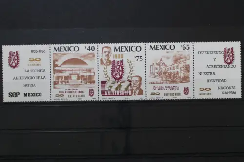 Mexiko, MiNr. 1977-1979 Fünferstreifen, postfrisch - 660821