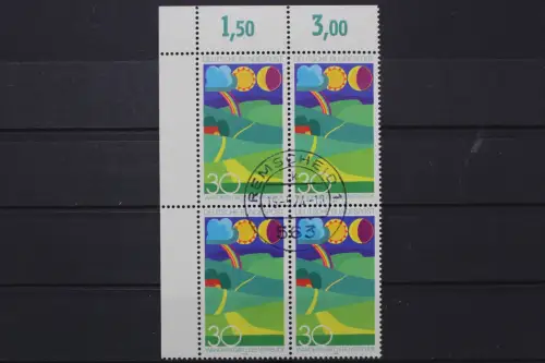 Deutschland (BRD), MiNr. 808 Viererblock, Ecke links oben, EST - 661409