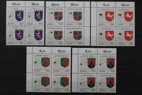 Deutschland (BRD), MiNr. 1660-1664, Viererblock, postfrisch - 662108