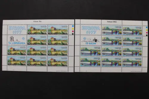 Malta, MiNr. 554-555 Kleinbogen, postfrisch - 204028