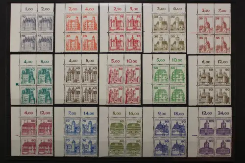 Berlin, MiNr. 532-540 etc Viererblock Ecke links oben, postfrisch - 204064
