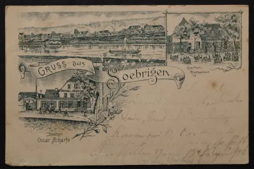 Soebrigen / Dresden, Gasthaus mit Gartenrestaurant, Elbe - 422718