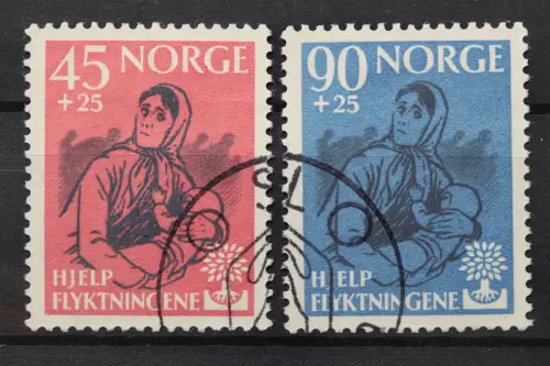 Norwegen, MiNr. 442-443, gestempelt - 205599