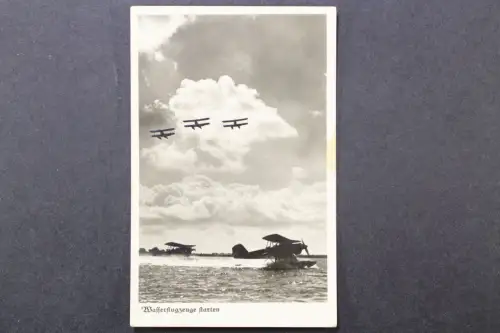 Wasserflugzeuge starten, Feldpostkarte 1944 - 422818
