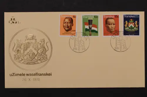 Transkei, MiNr. 18-21, FDC - 207980