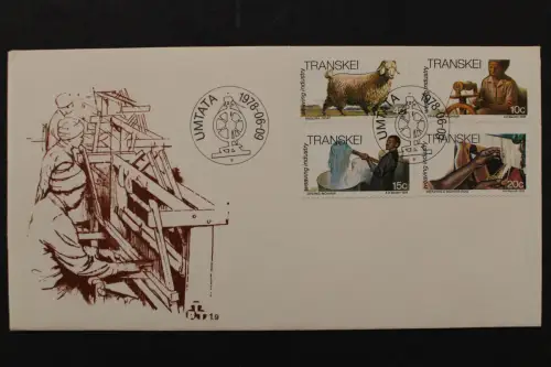 Transkei, MiNr. 37-40, FDC - 207968