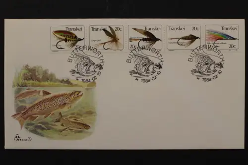 Transkei, MiNr. 132-136 Fünferstreifen, FDC - 207924