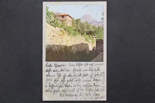 Künstler AK, am Gardasee: In den Weinbergen bei Riva - 423749