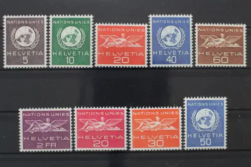 Schweiz ONU/UNO, MiNr. 22-27 + 28-30, postfrisch - 211216
