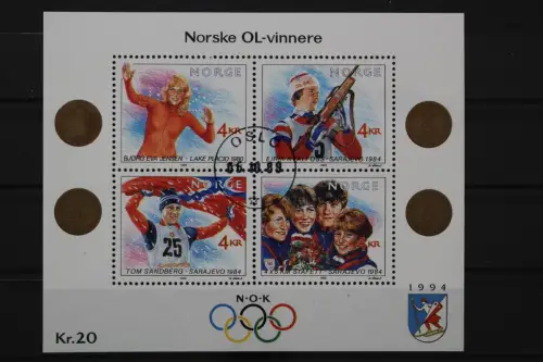 Norwegen, MiNr. Block 12, gestempelt - 211342