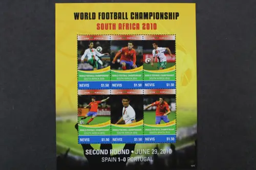 Nevis, MiNr. 2501-2506 Kleinbogen, postfrisch - 211667