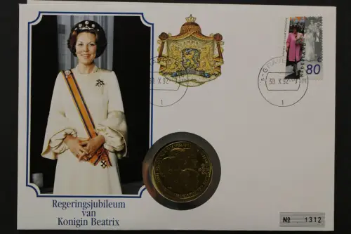 Niederlande, Beatrix, 30.10.1992, Numisbrief - 662658