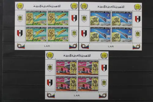Libyen, MiNr. Block 26-28 A, postfrisch - 211690