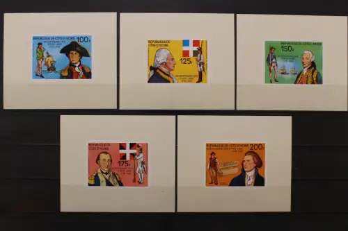 Elfenbeinküste, MiNr. 497-501 B, Einzelblöcke, postfrisch - 211942