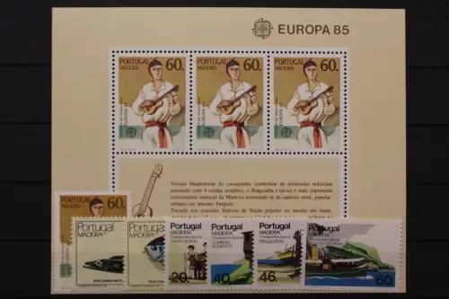 Madeira, MiNr. 97-103, Jahrgang 1985, postfrisch - 212326