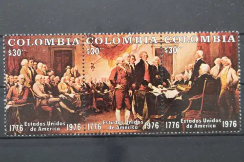 Kolumbien, MiNr. 1317-1319 Dreierstreifen, postfrisch - 212044