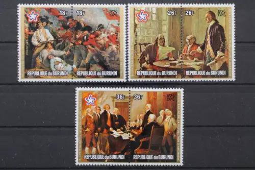 Burundi, MiNr. 1284-1289 Paare, postfrisch - 211970